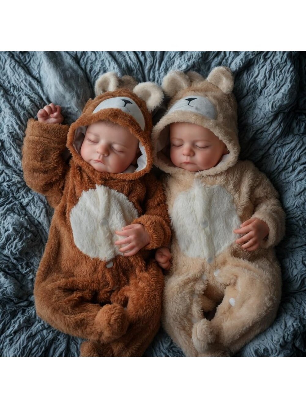 Reborn Baby Doll Twins 20in Weighted Poseable Pair Boy Girl Newborn